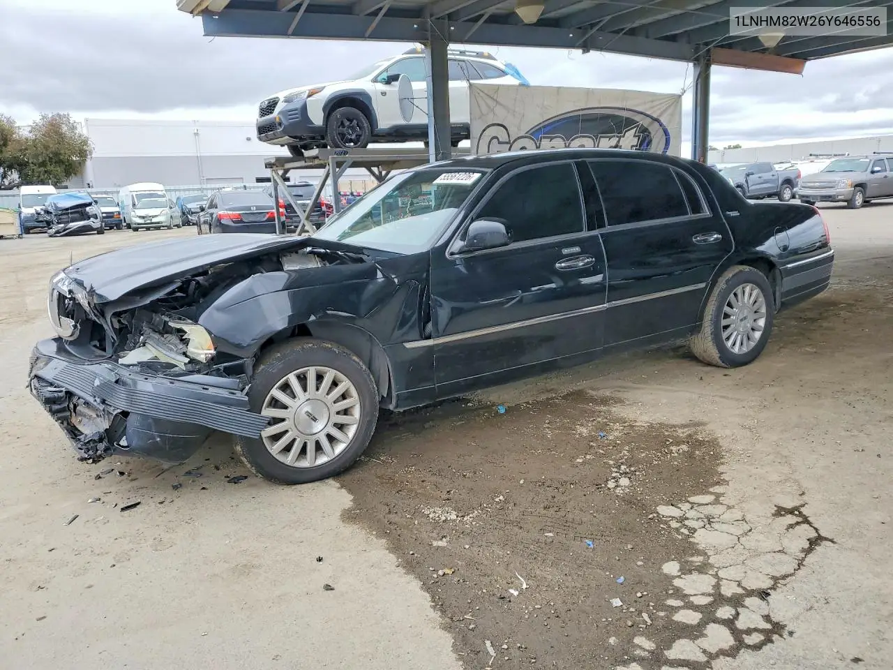 2006 Linc Town Car VIN: 1LNHM82W26Y646556 Lot: 55561226