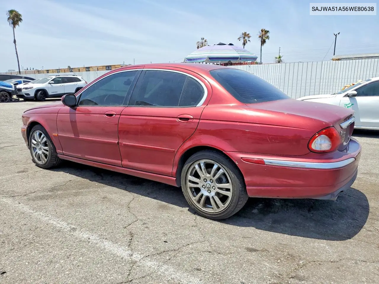 2006 Jaguar X-Type 3.0 VIN: SAJWA51A56WE80638 Lot: 55842016