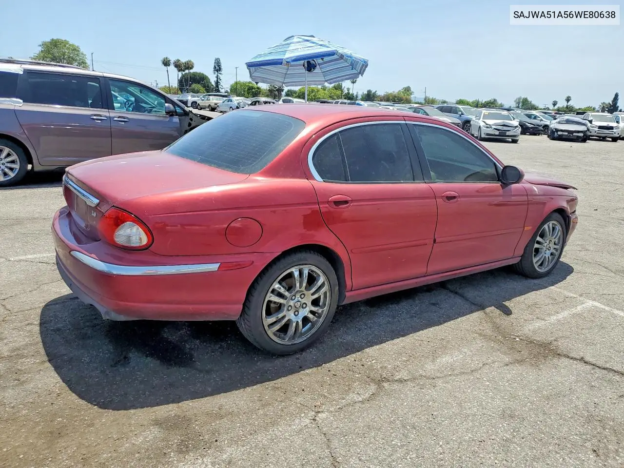 2006 Jaguar X-Type 3.0 VIN: SAJWA51A56WE80638 Lot: 55842016