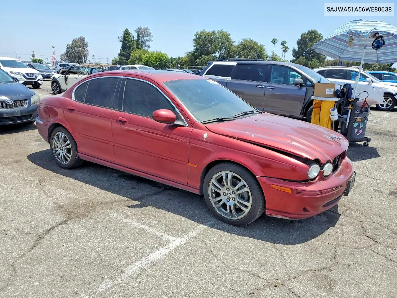 2006 Jaguar X-Type 3.0 VIN: SAJWA51A56WE80638 Lot: 55842016