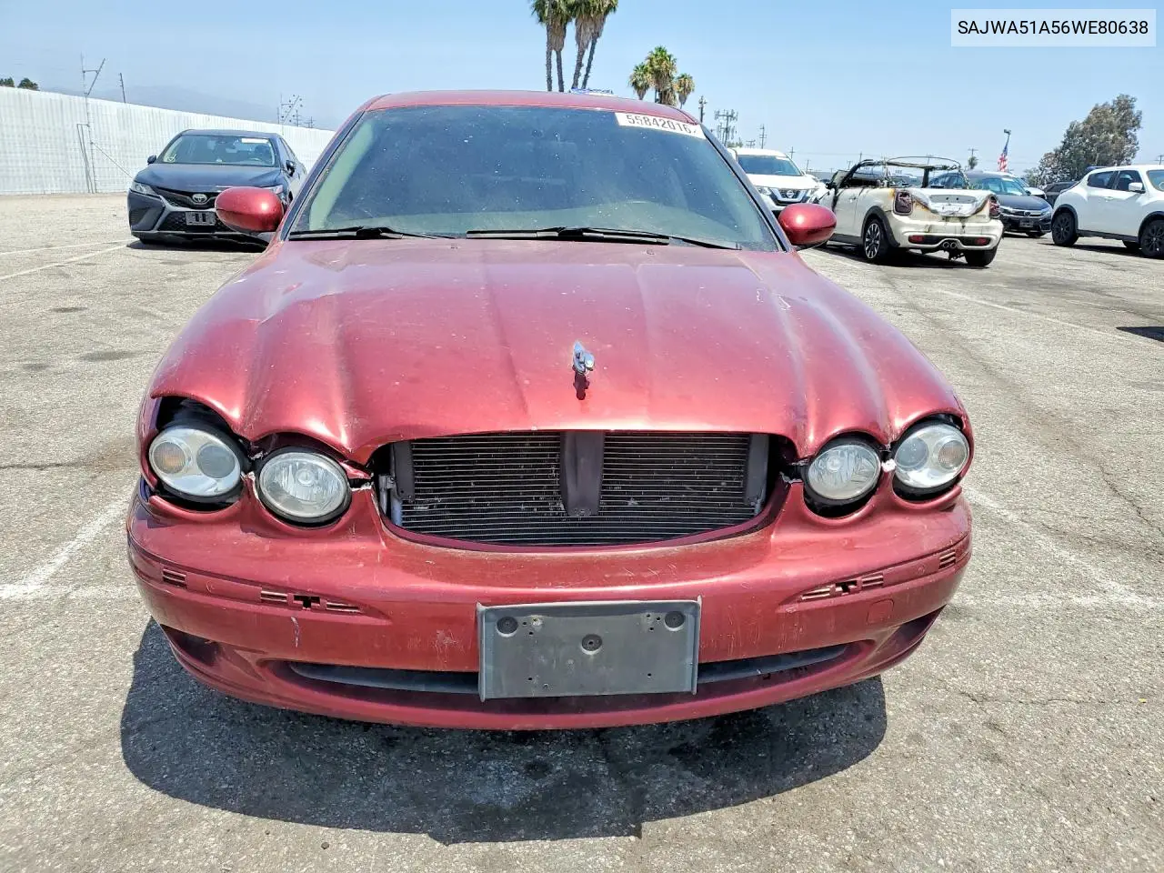 2006 Jaguar X-Type 3.0 VIN: SAJWA51A56WE80638 Lot: 55842016
