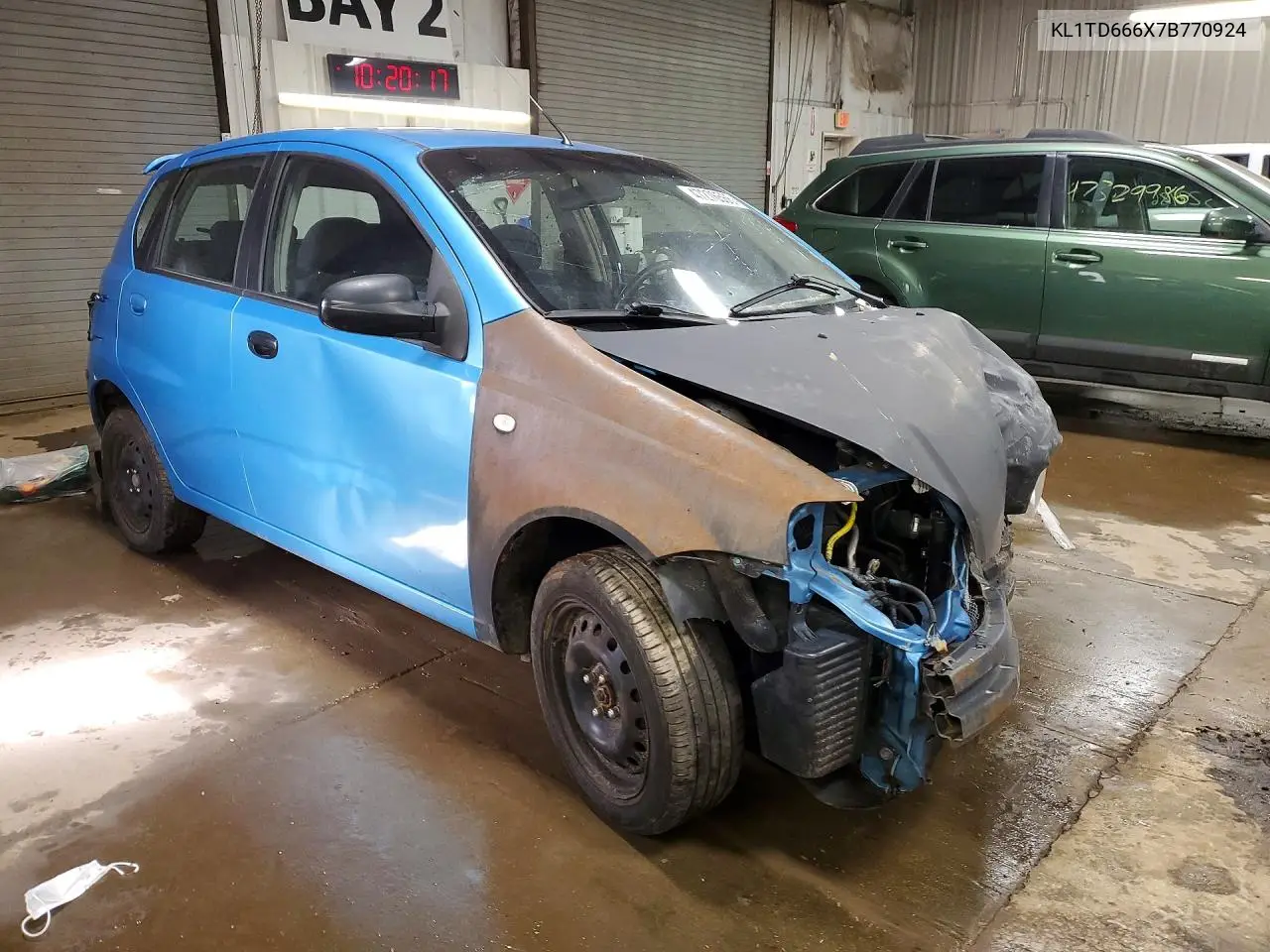 2007 Chevrolet Aveo Base VIN: KL1TD666X7B770924 Lot: 47276566