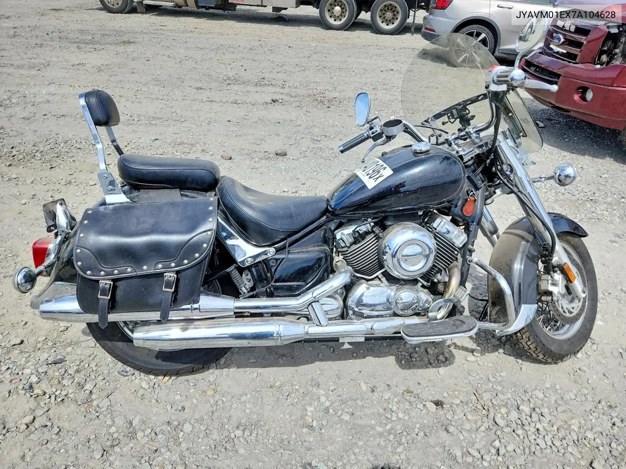 2007 Yamaha Xvs650 VIN: JYAVM01EX7A104628 Lot: 49840196