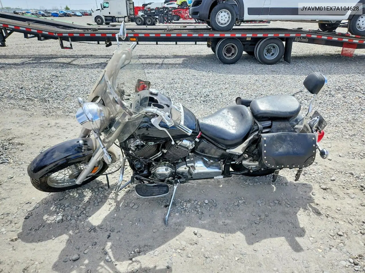 2007 Yamaha Xvs650 VIN: JYAVM01EX7A104628 Lot: 49840196