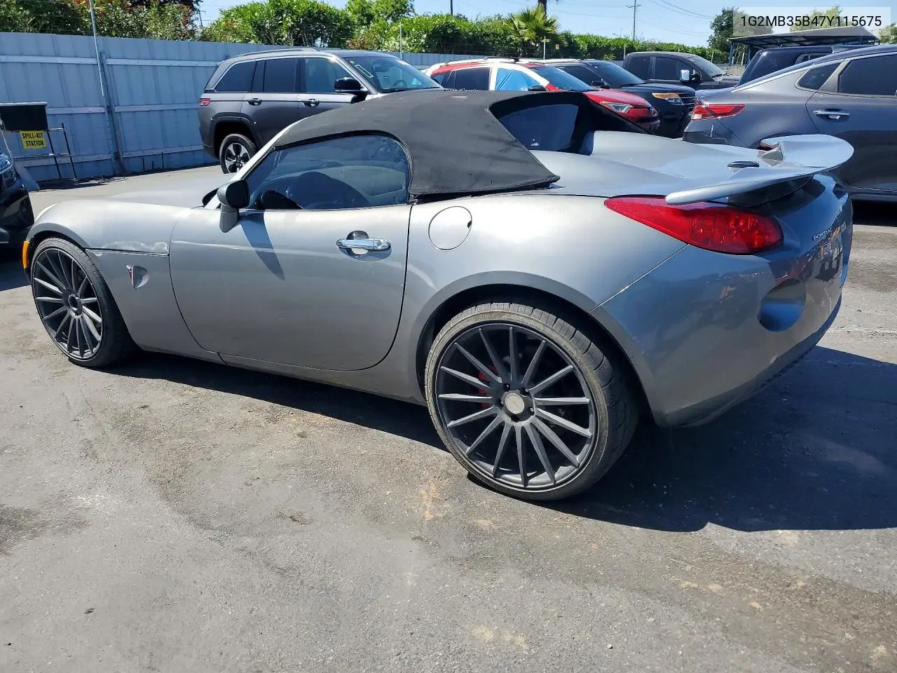 2007 Pont Solstice VIN: 1G2MB35B47Y115675 Lot: 50027356
