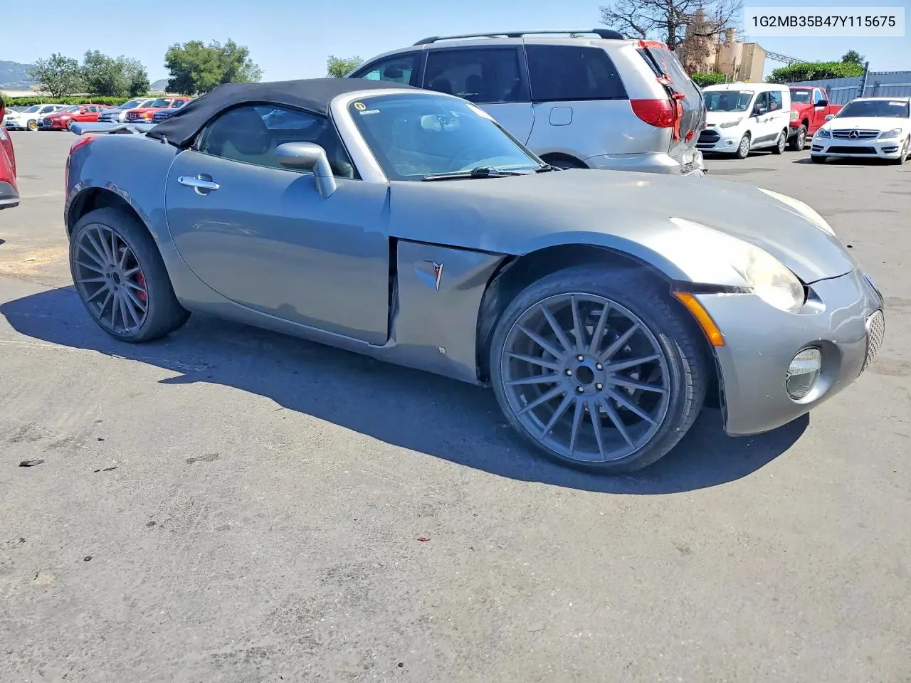 2007 Pont Solstice VIN: 1G2MB35B47Y115675 Lot: 50027356