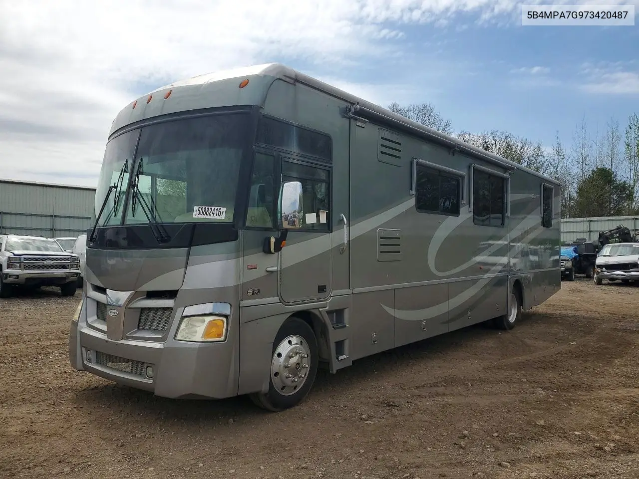 2007 Workhorse W24 Rv VIN: 5B4MPA7G973420487 Lot: 50882416