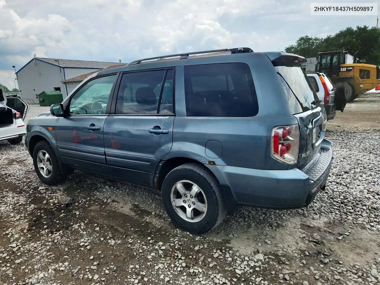 2007 Honda Pilot Ex VIN: 2HKYF18437H509897 Lot: 57066616