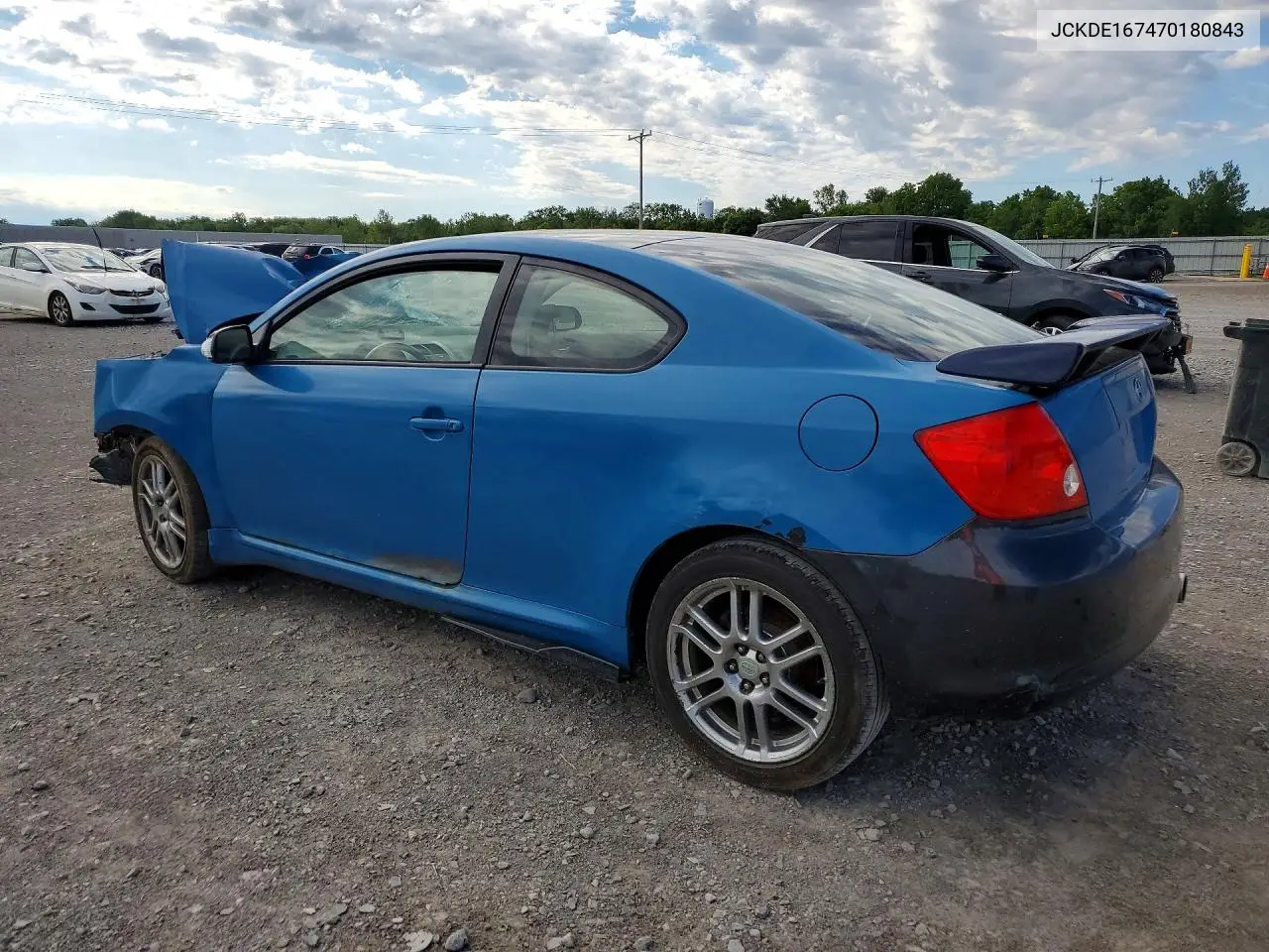 2007 Scion Tc Base VIN: JTKDE167470180843 Lot: 57688826