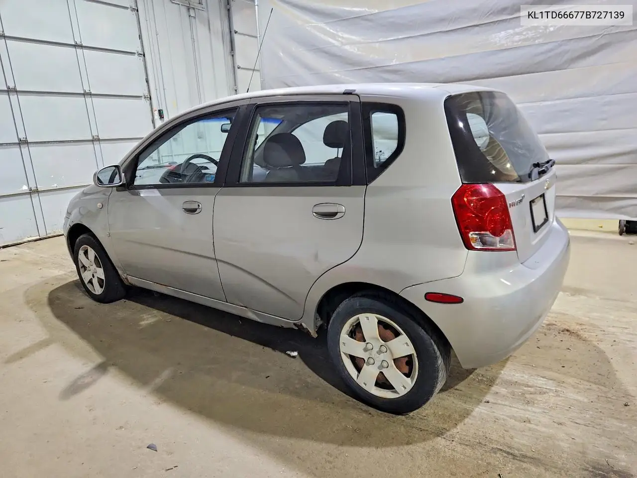 2007 Chev Aveo VIN: KL1TD66677B727139 Lot: 57975566
