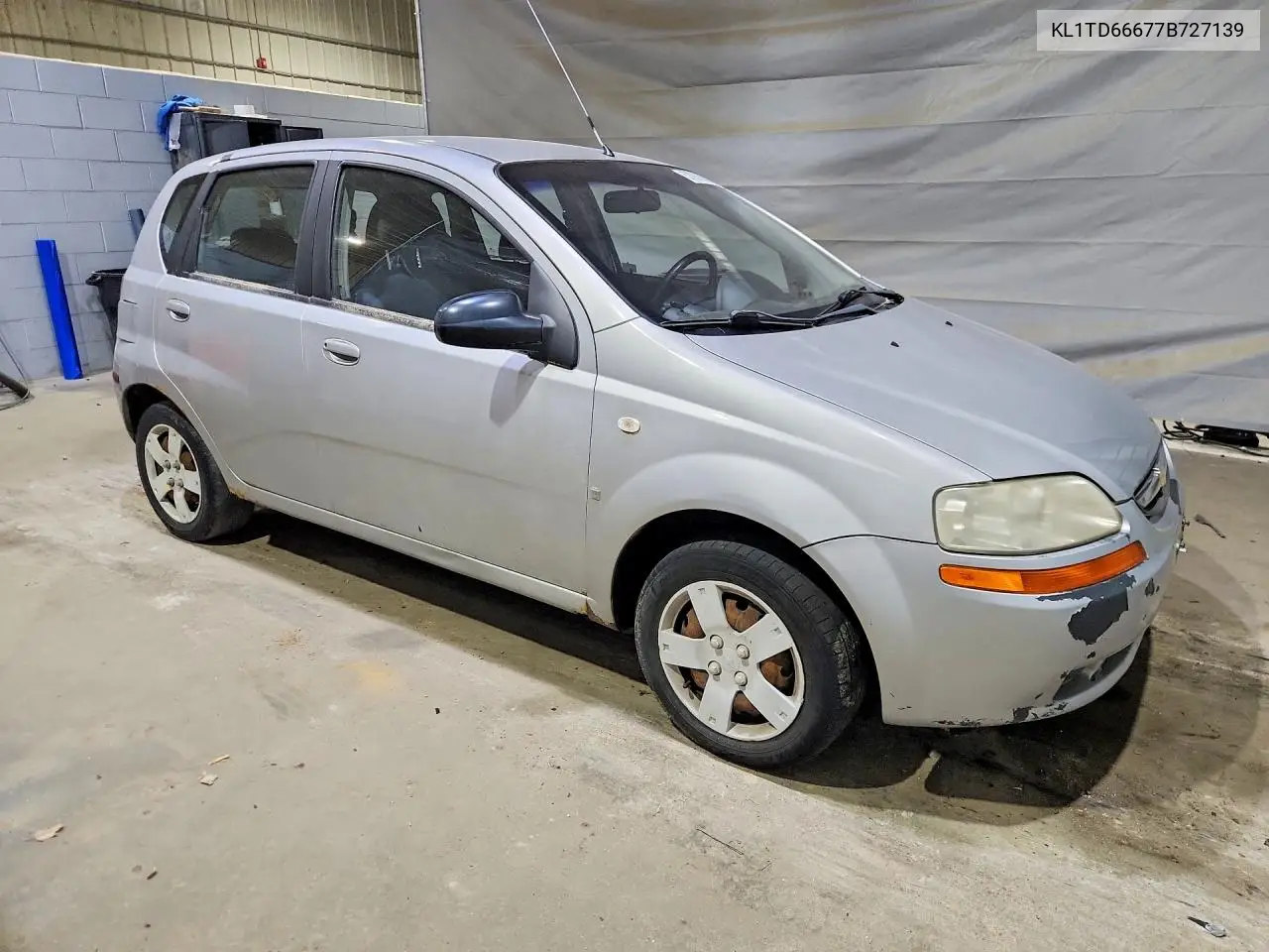 2007 Chev Aveo VIN: KL1TD66677B727139 Lot: 57975566