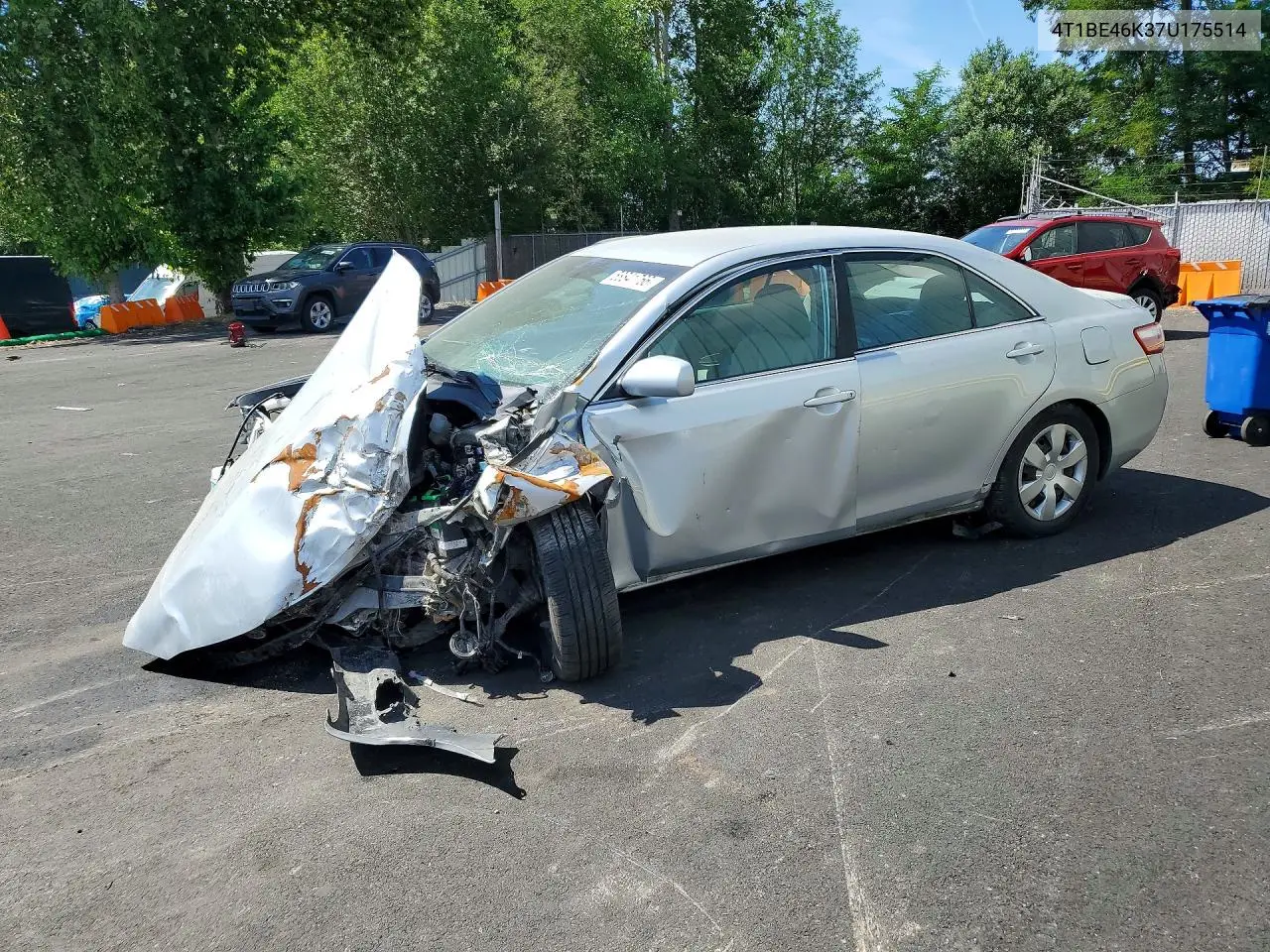 2007 Toyt Camry VIN: 4T1BE46K37U175514 Lot: 58841766