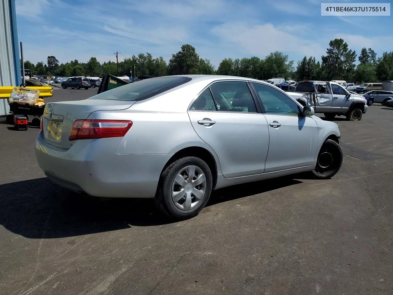 2007 Toyt Camry VIN: 4T1BE46K37U175514 Lot: 58841766