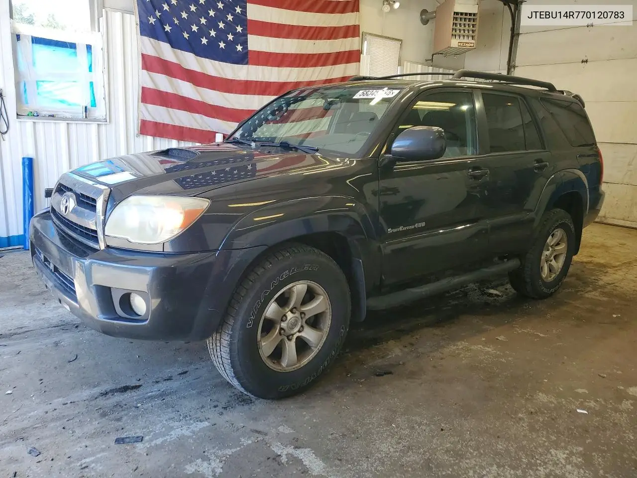 2007 Toyt 4Runner VIN: JTEBU14R770120783 Lot: 58846516