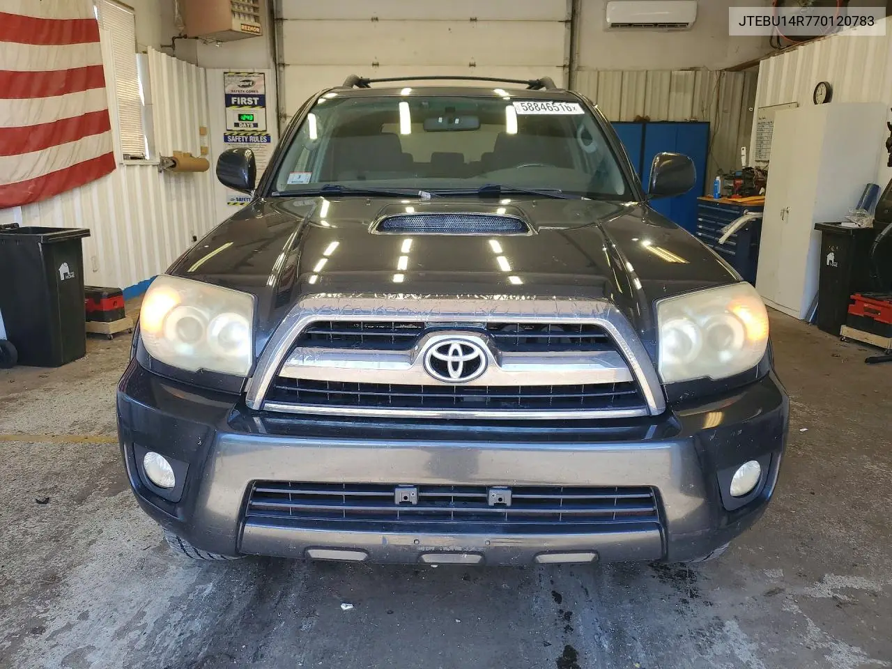 2007 Toyt 4Runner VIN: JTEBU14R770120783 Lot: 58846516