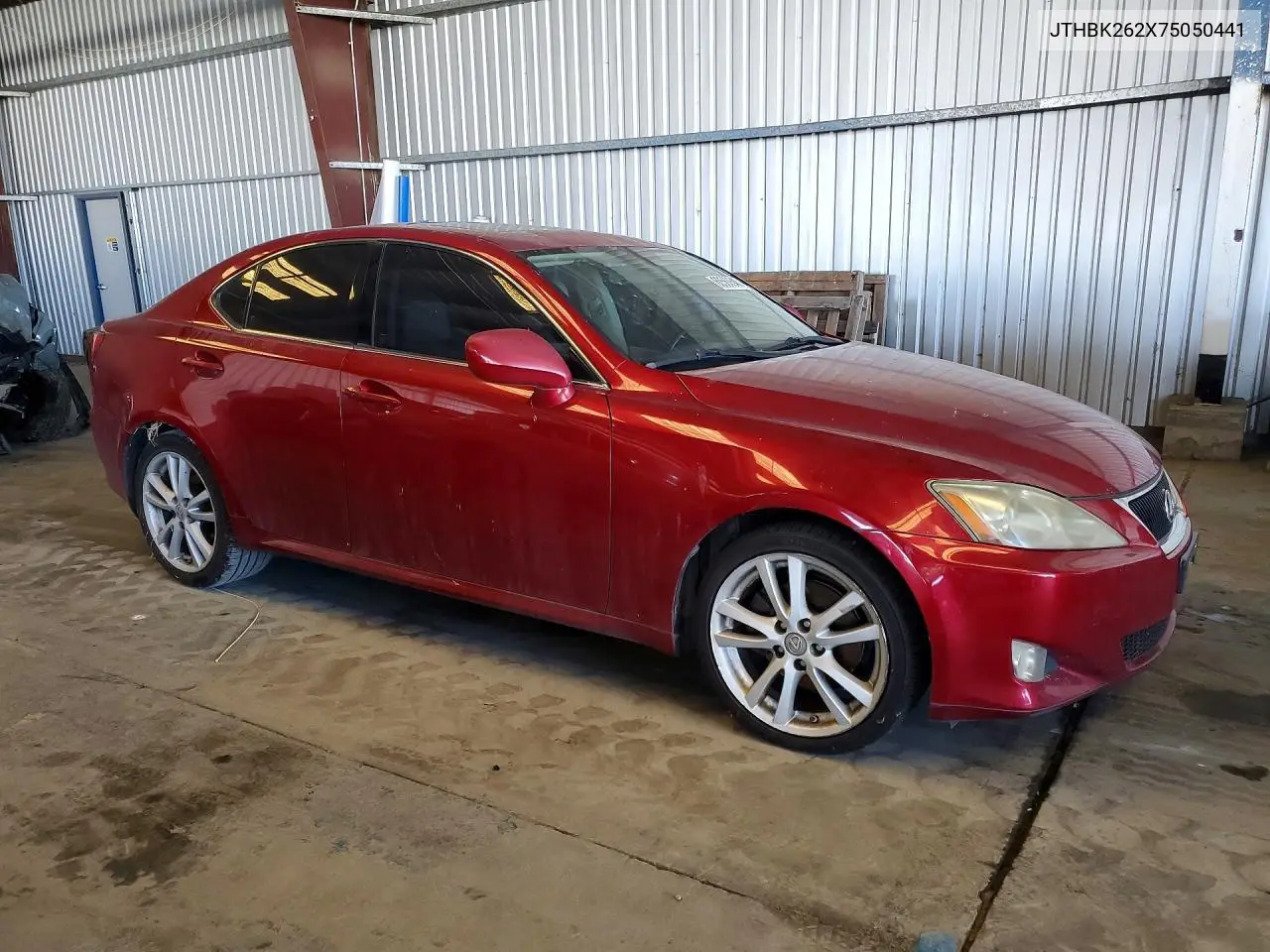 2007 Lexus Is 250 VIN: JTHBK262X75050441 Lot: 60560546