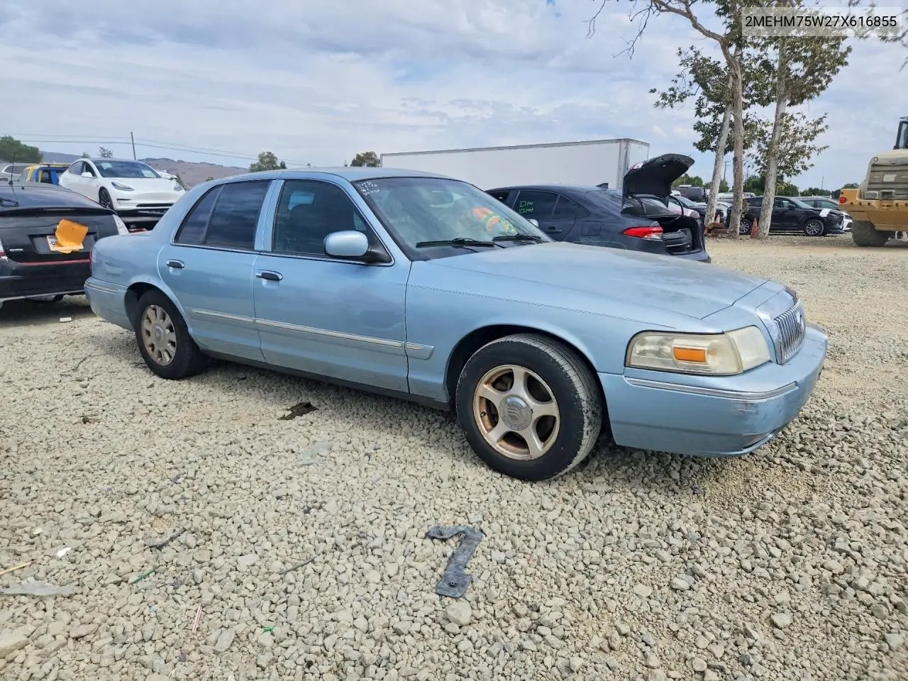 2007 Mercury Grand Marquis Ls VIN: 2MEHM75W27X616855 Lot: 61090326