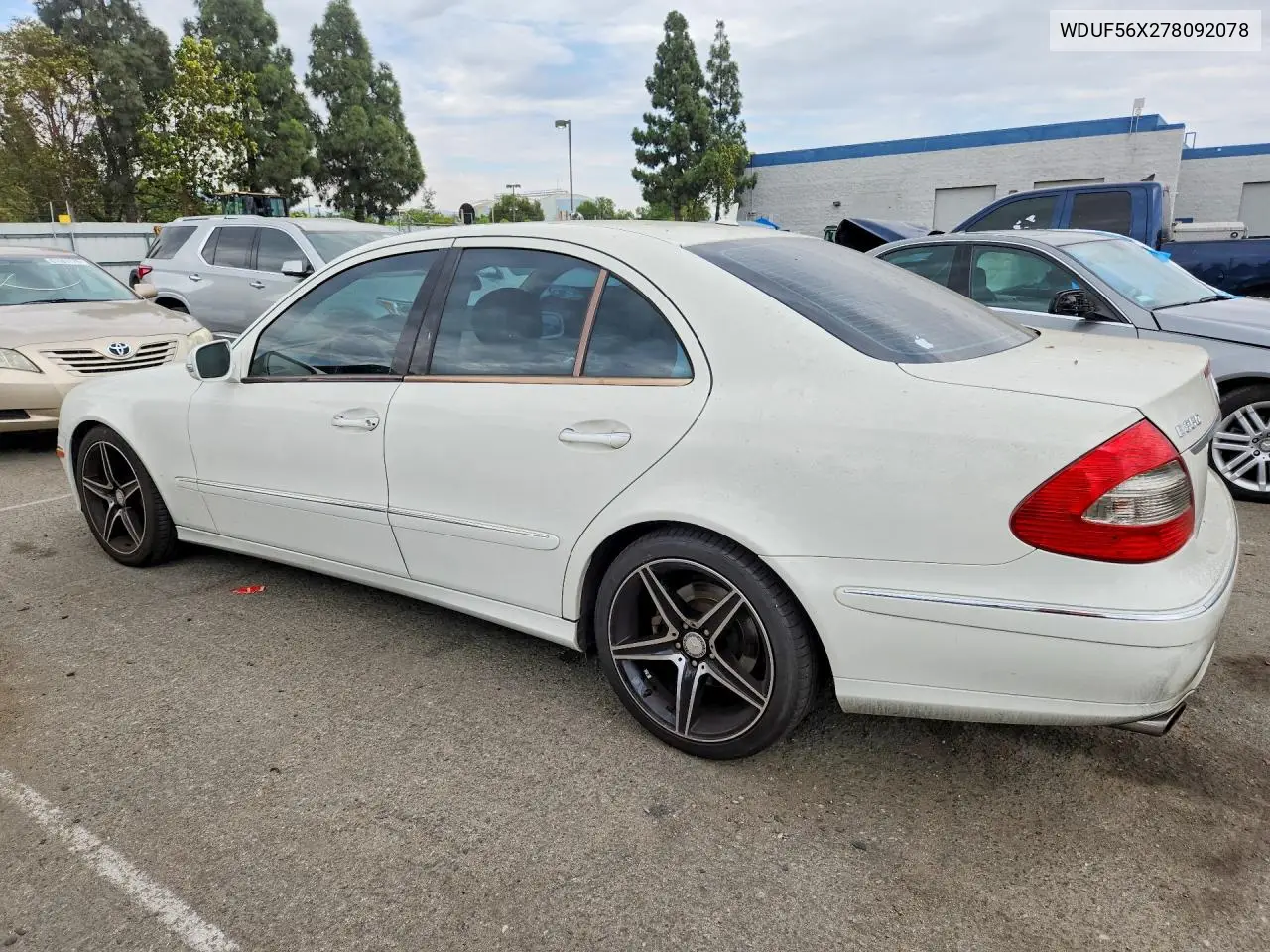 2007 Merz E Class E350 4D Seda VIN: WDBUF56X27B092078 Lot: 61470346