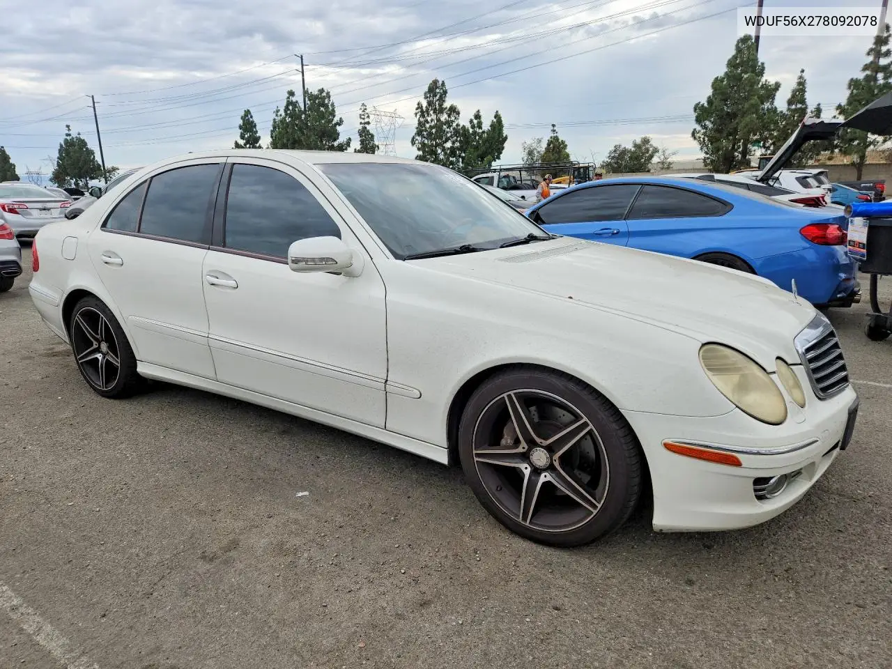 2007 Merz E Class E350 4D Seda VIN: WDBUF56X27B092078 Lot: 61470346