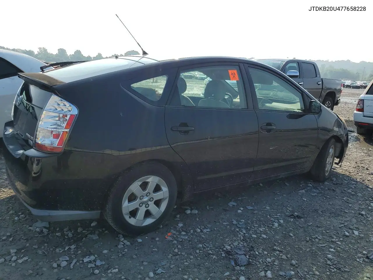 2007 Toyt Prius VIN: JTDKB20U477658228 Lot: 61527466