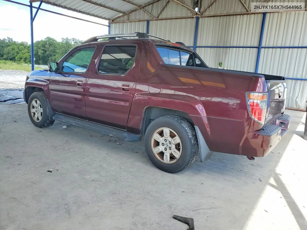 2007 Honda Ridgeline Rtl VIN: 2HJYK165X7H544965 Lot: 62091966