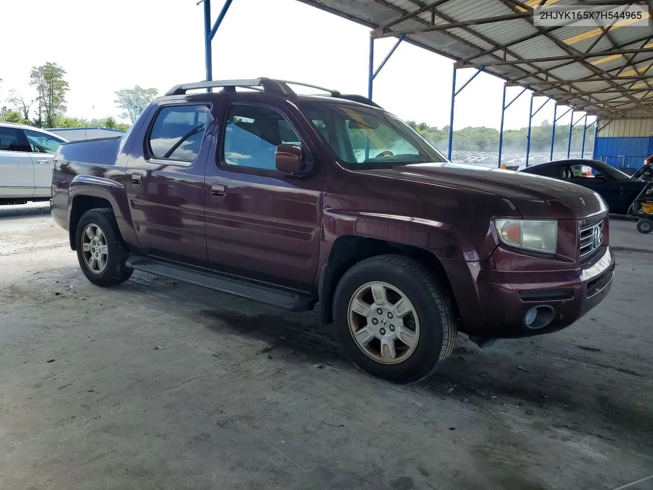 2007 Honda Ridgeline Rtl VIN: 2HJYK165X7H544965 Lot: 62091966