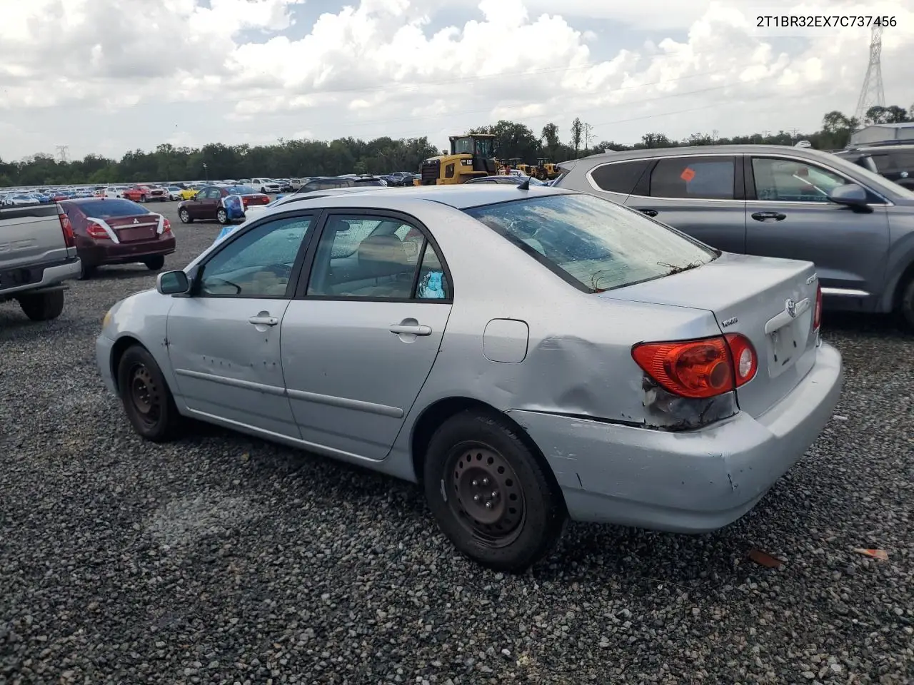 2007 Toyt Corolla VIN: 2T1BR32EX7C737456 Lot: 62149486