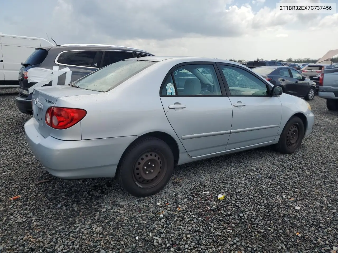 2007 Toyt Corolla VIN: 2T1BR32EX7C737456 Lot: 62149486