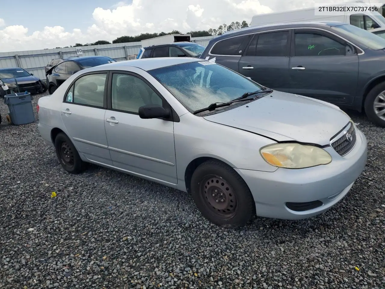 2007 Toyt Corolla VIN: 2T1BR32EX7C737456 Lot: 62149486