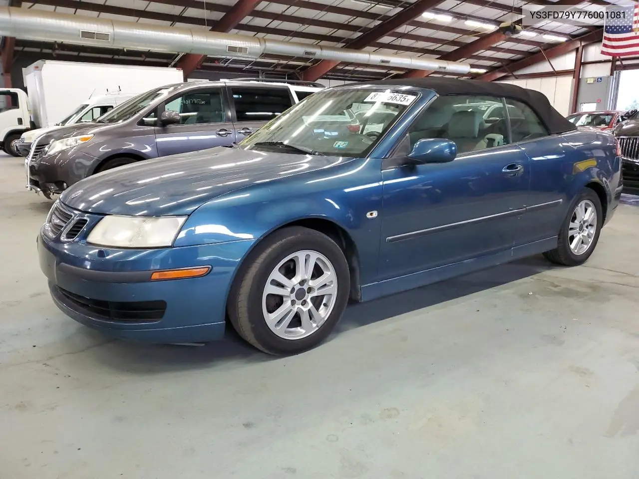 YS3FD79Y776001081 2007 Saab 9-3 2.0T