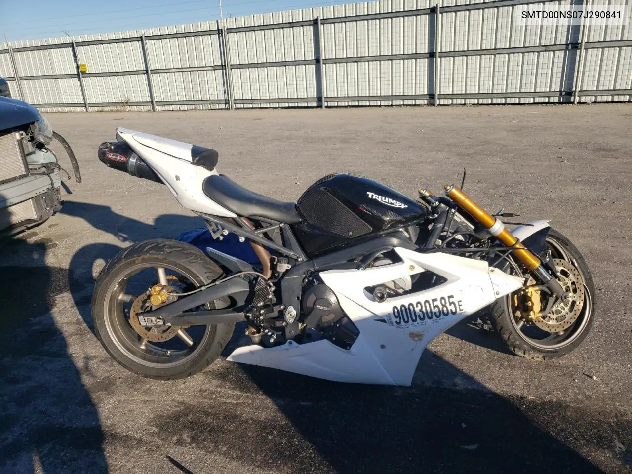 SMTD00NS07J290841 2007 Triumph Motorcycle Daytona