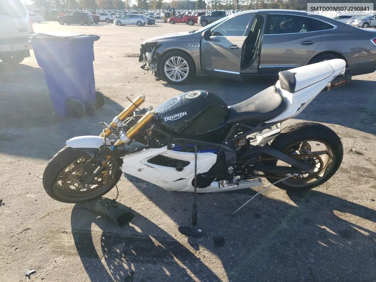 SMTD00NS07J290841 2007 Triumph Motorcycle Daytona