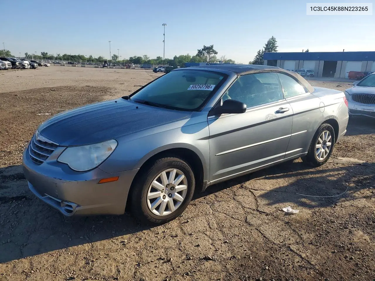 2008 Chry Sebring VIN: 1C3LC45K88N223265 Lot: 55253796
