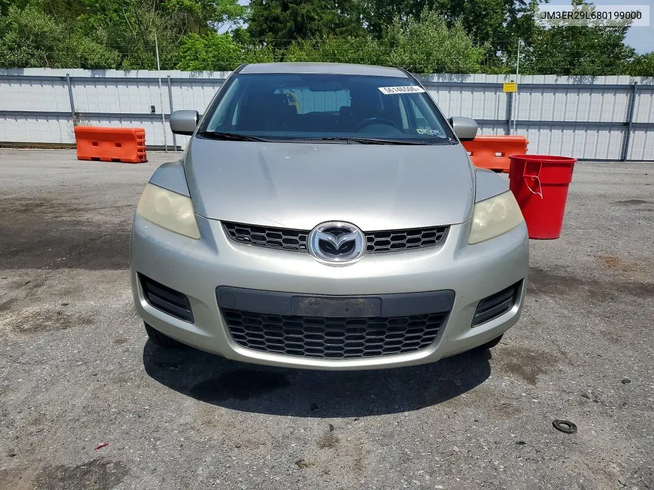 2008 Mazda Cx-7 VIN: JM3ER29L680199000 Lot: 56146506