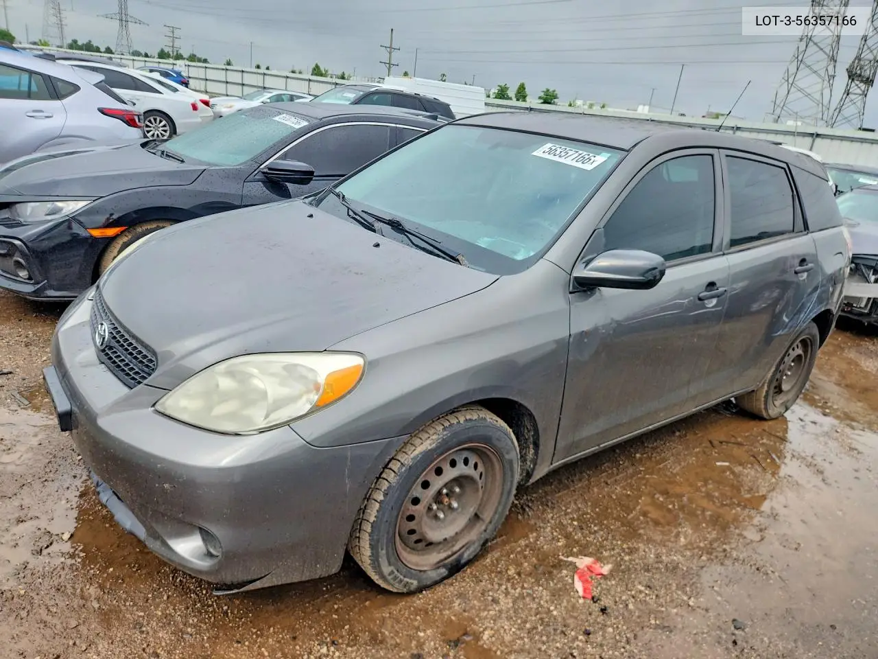 2008 Toyt Matrix VIN: 2T1KR32E08C697065 Lot: 56357166