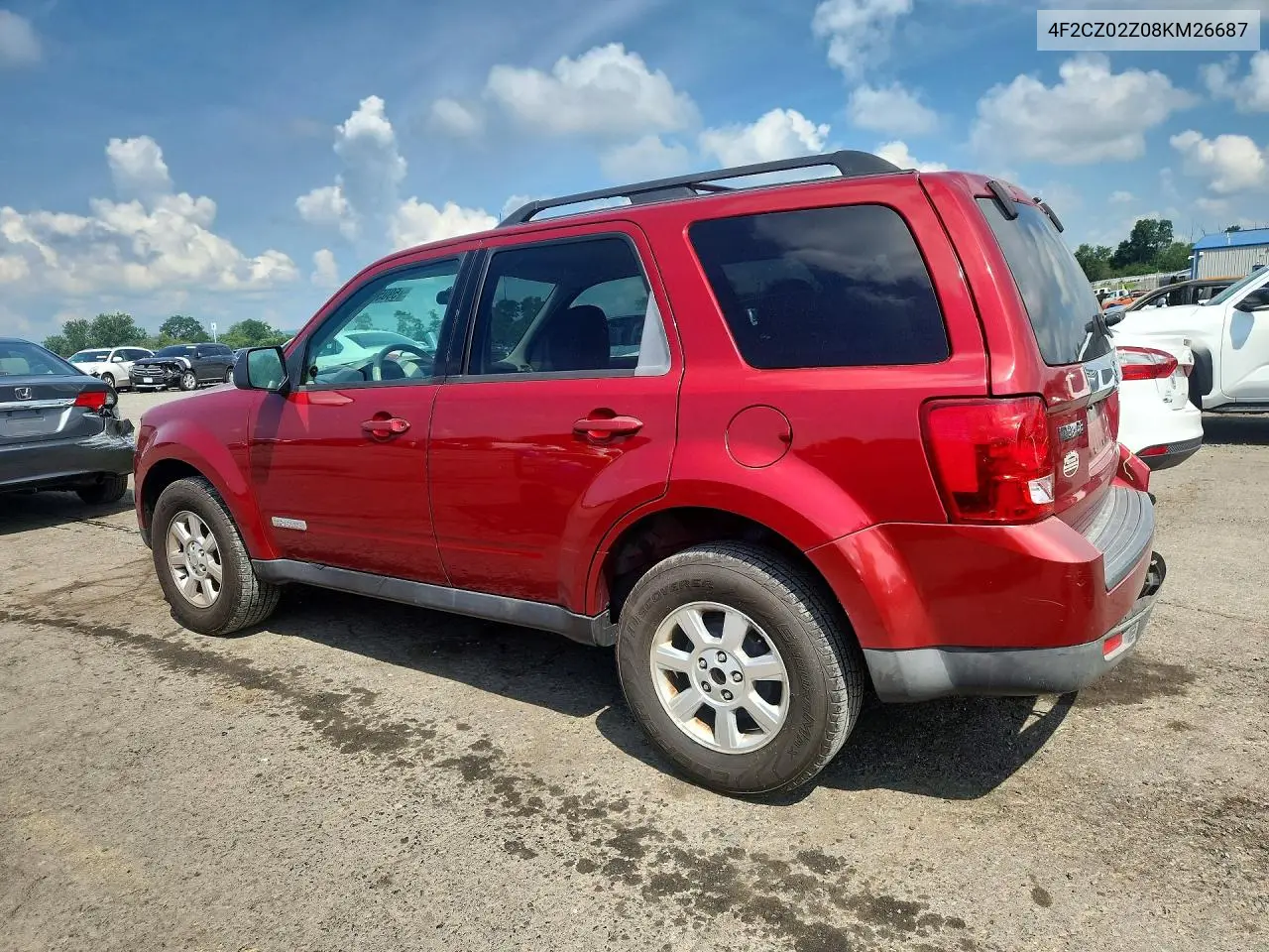 2008 Mazd Tribute Grand Tourin VIN: 4F2CZ02Z08KM26687 Lot: 59059856