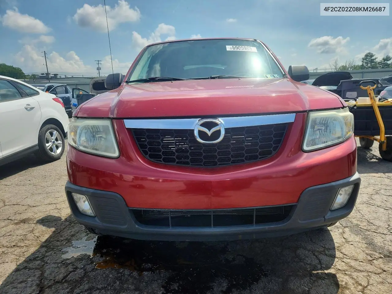 2008 Mazd Tribute Grand Tourin VIN: 4F2CZ02Z08KM26687 Lot: 59059856
