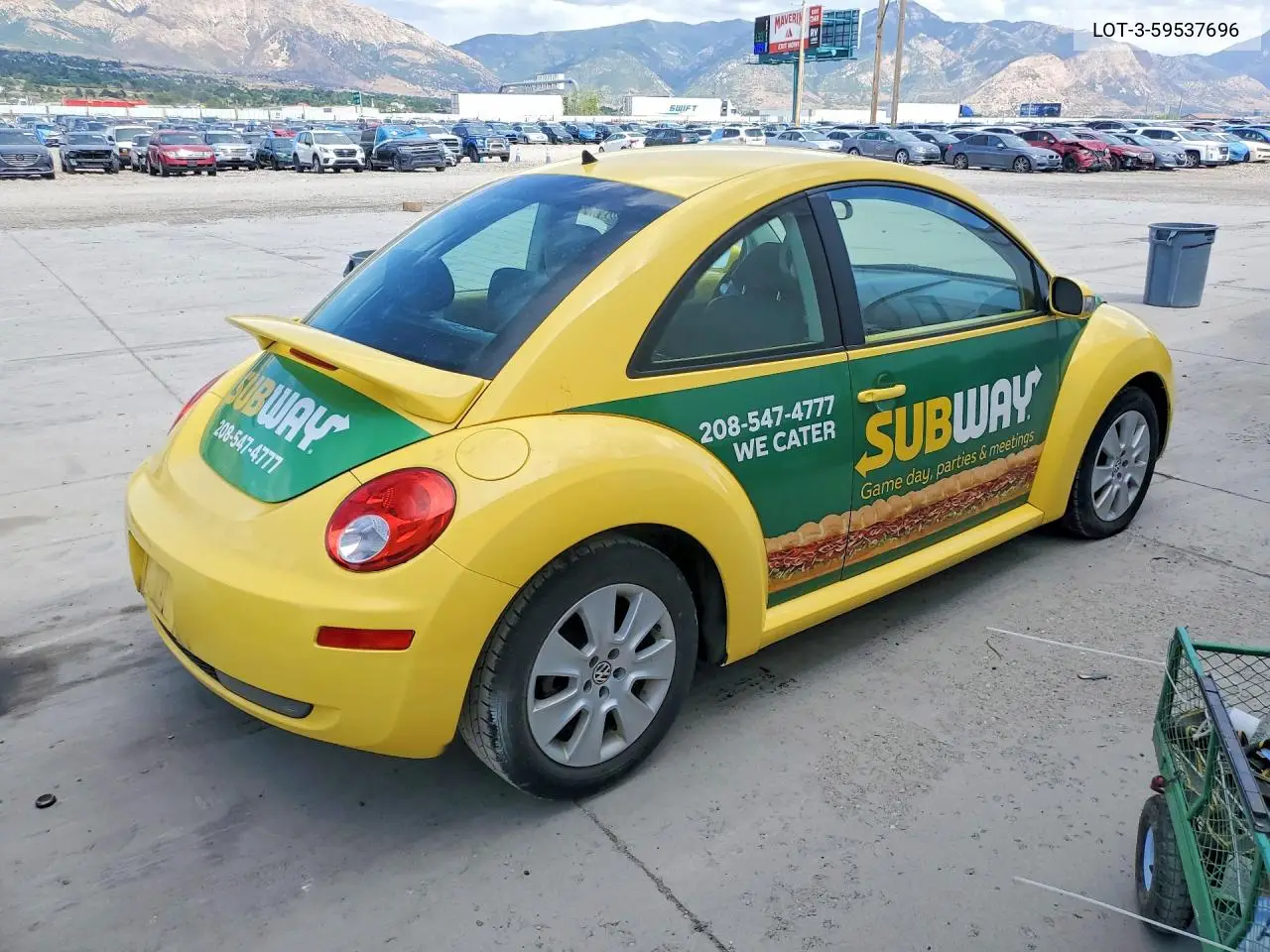 2008 Volkswagen New Beetle VIN: 3VWPG31C28M504639 Lot: 59537696