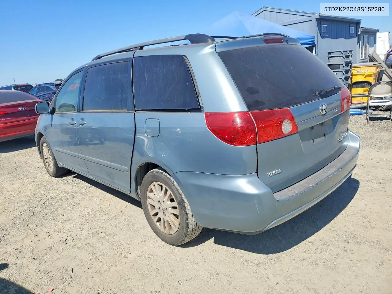 2008 Toyt Sienna VIN: 5TDZK22C48S152280 Lot: 59913266