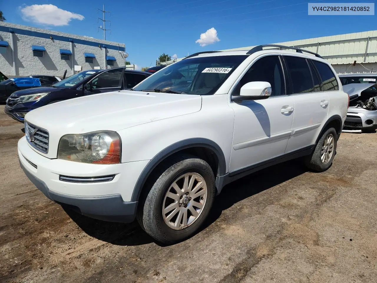 2008 Volv Xc90 VIN: YV4CZ982181420852 Lot: 60290316