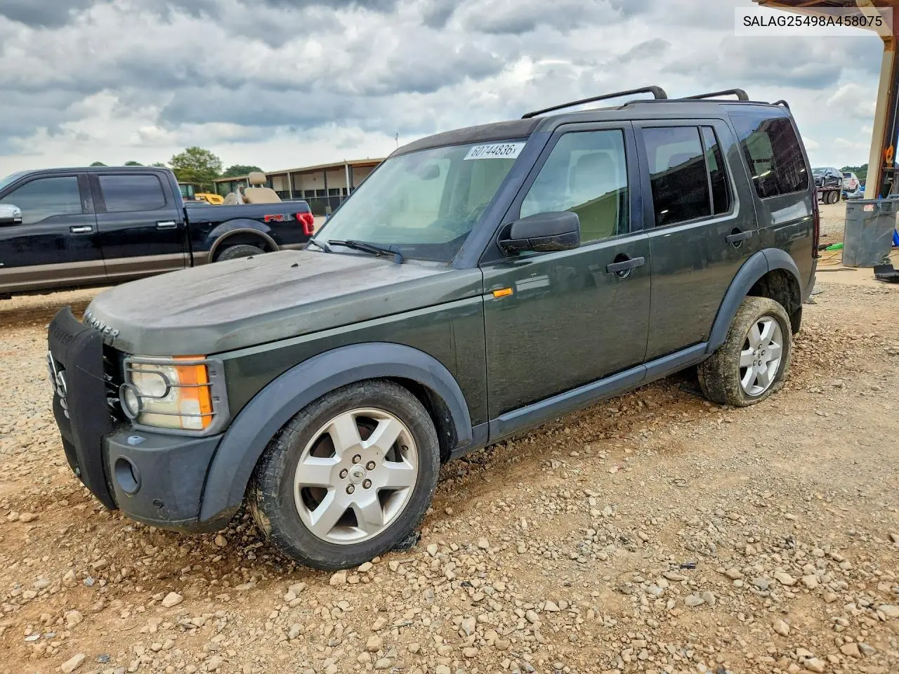 2008 Land Rover Lr3 VIN: SALAG25498A458075 Lot: 60744836