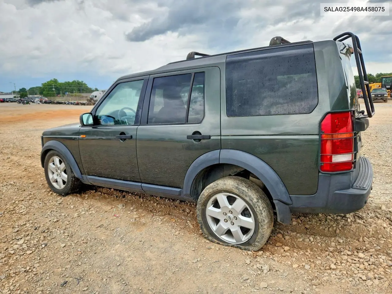 2008 Land Rover Lr3 VIN: SALAG25498A458075 Lot: 60744836