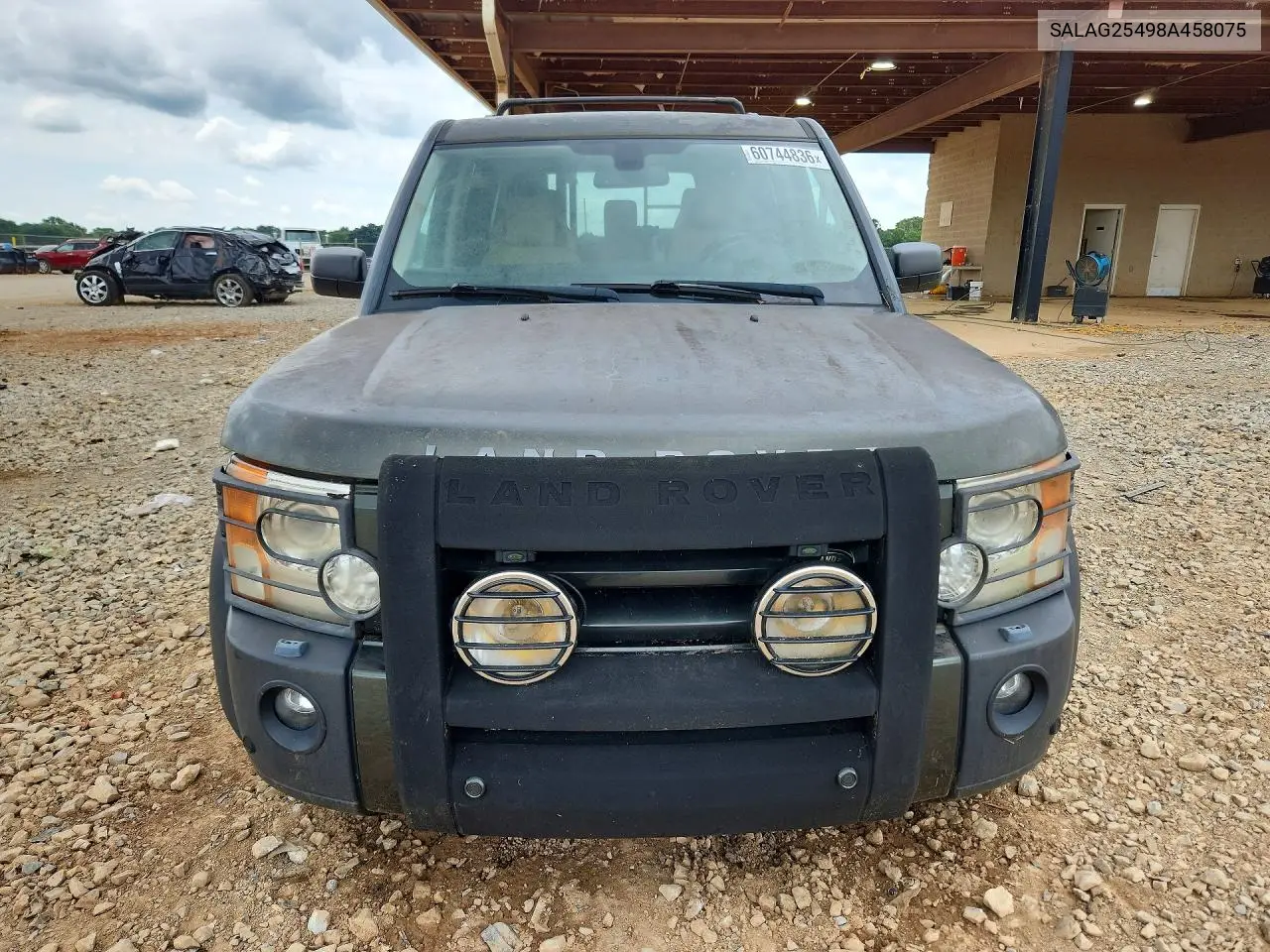 2008 Land Rover Lr3 VIN: SALAG25498A458075 Lot: 60744836