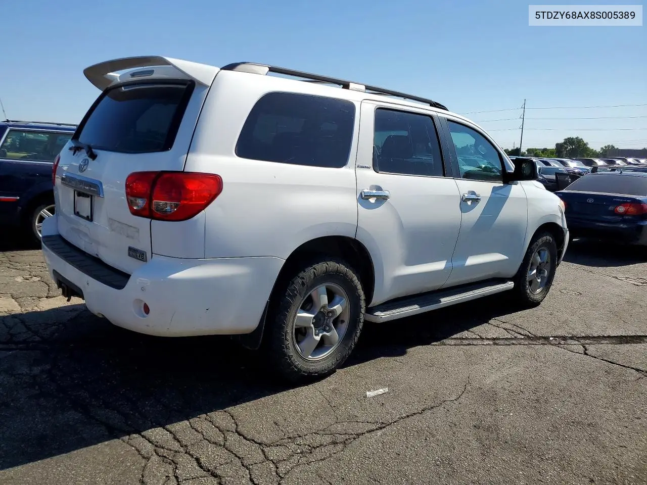 2008 Toyota Sequoia VIN: 5TDZY68AX8S005389 Lot: 61086606