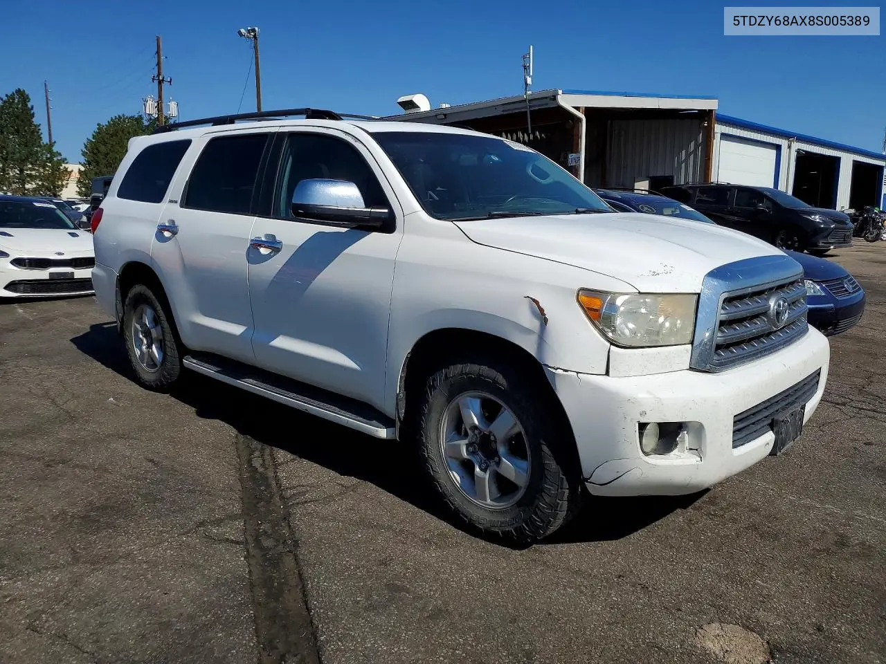2008 Toyota Sequoia VIN: 5TDZY68AX8S005389 Lot: 61086606