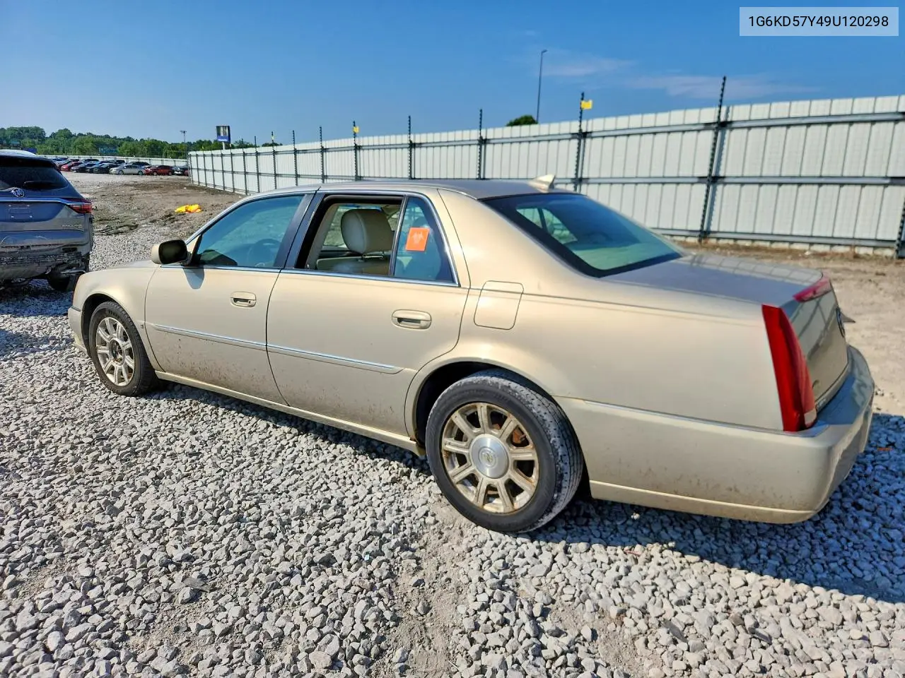 2008 Cadi Dts VIN: 1G6KD57Y49U120298 Lot: 61256976