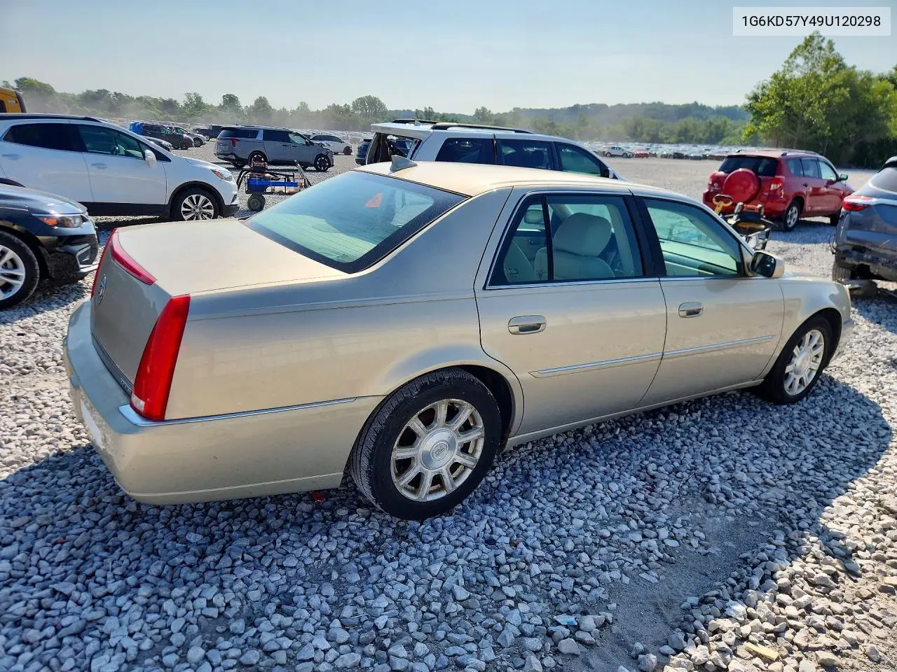 2008 Cadi Dts VIN: 1G6KD57Y49U120298 Lot: 61256976