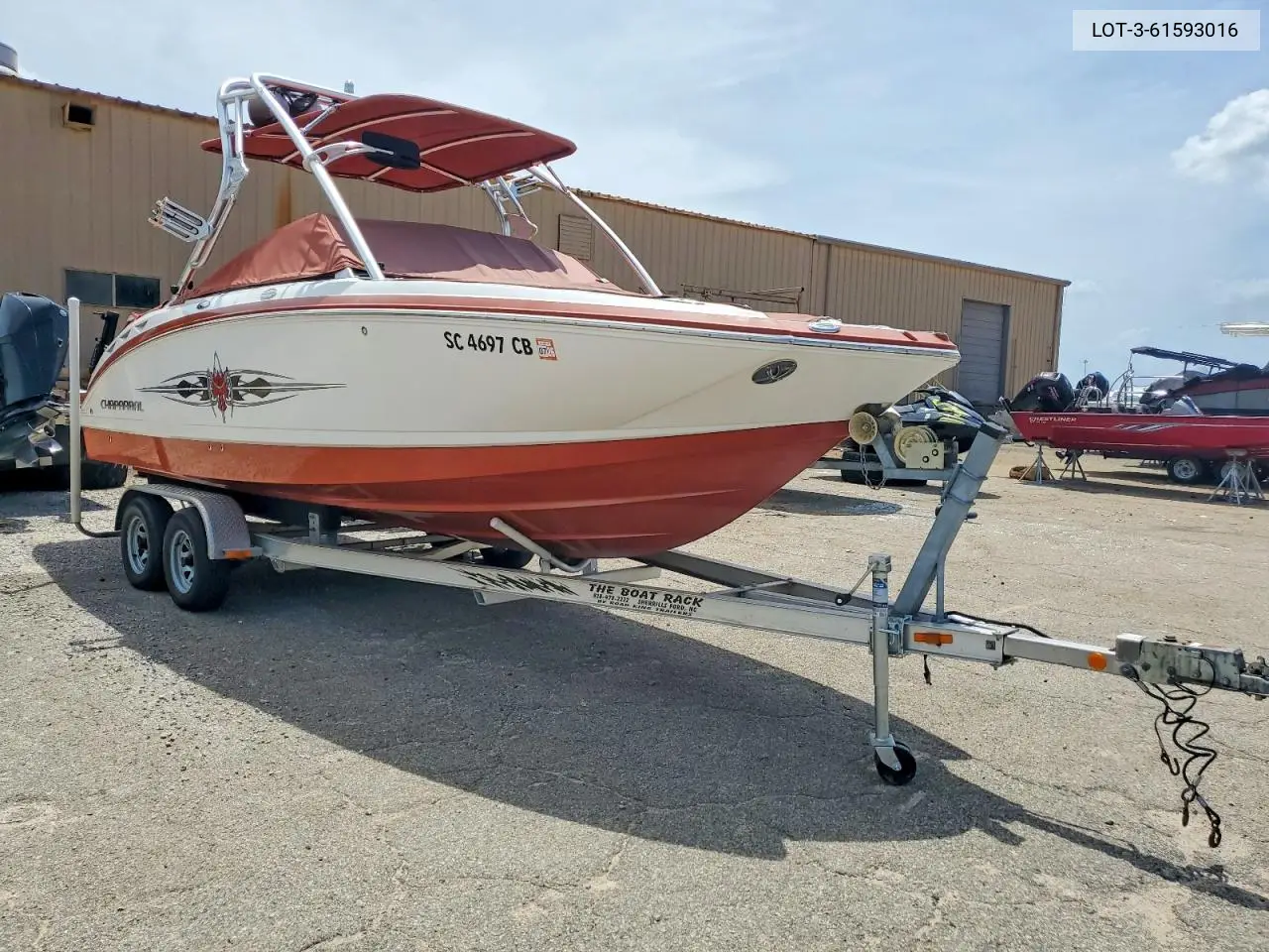 2008 Chaparral 190Ssi VIN: LOT-3-61593016 Lot: 61593016
