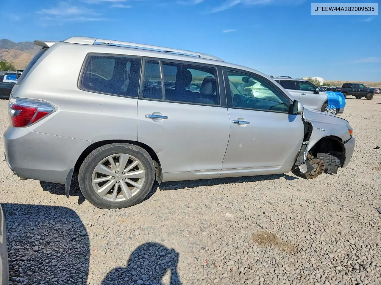 2008 Toyt Highlander VIN: JTEEW44A282009535 Lot: 61812406
