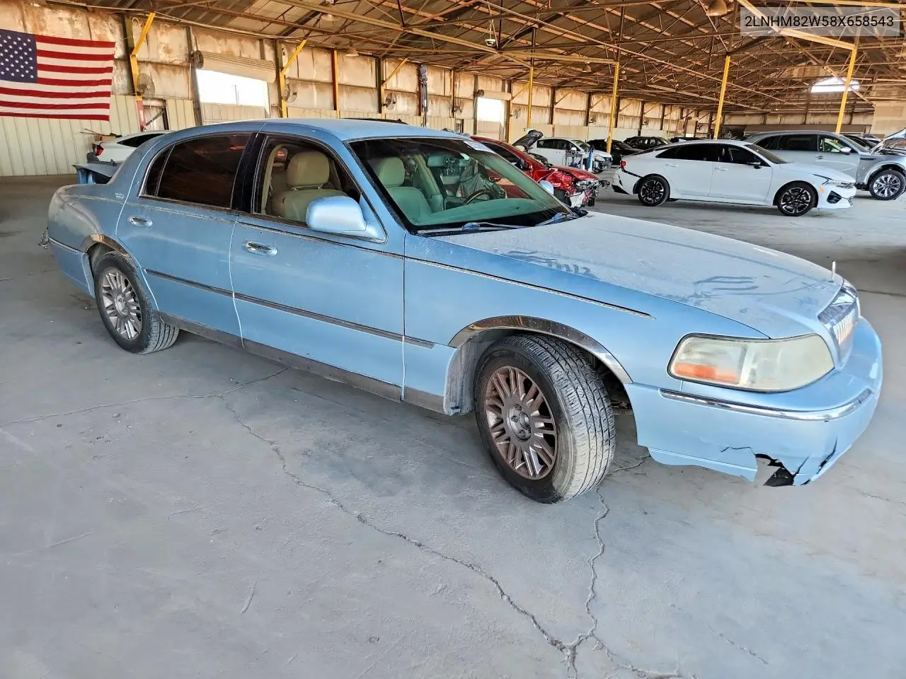 2008 Linc Town Car VIN: 2LNHM82W58X658543 Lot: 62329616